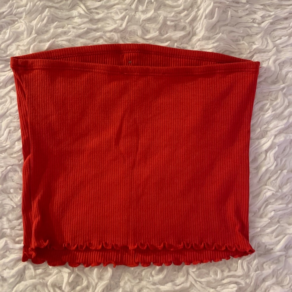 Red Tube Top - Picture 2 of 2